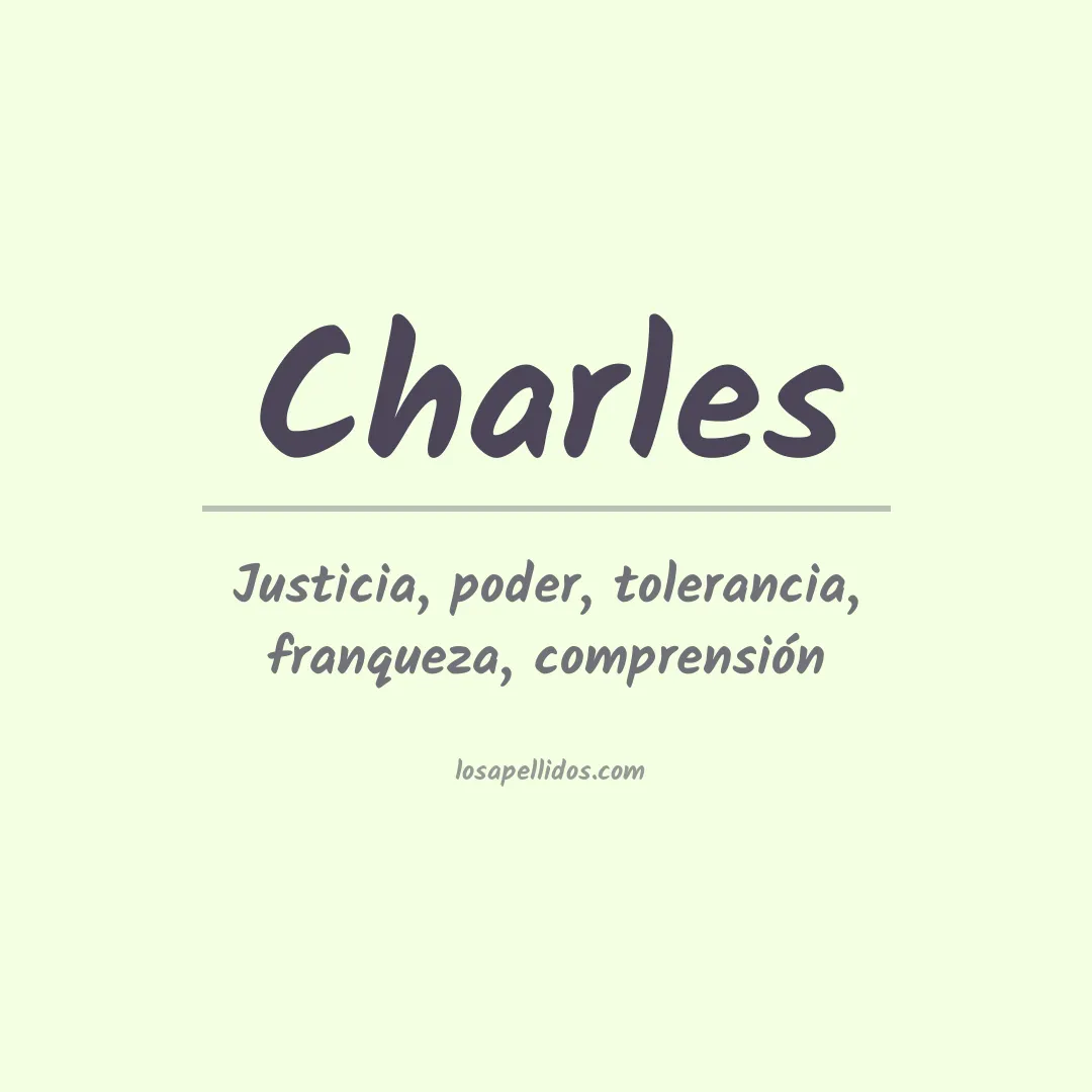 Apellido Charles
