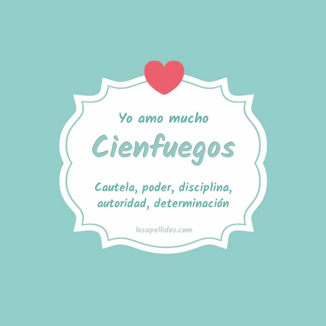 Yo amo mucho Cienfuegos