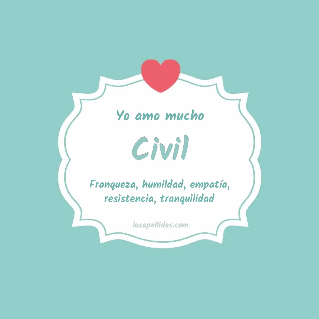 Yo amo mucho Civil