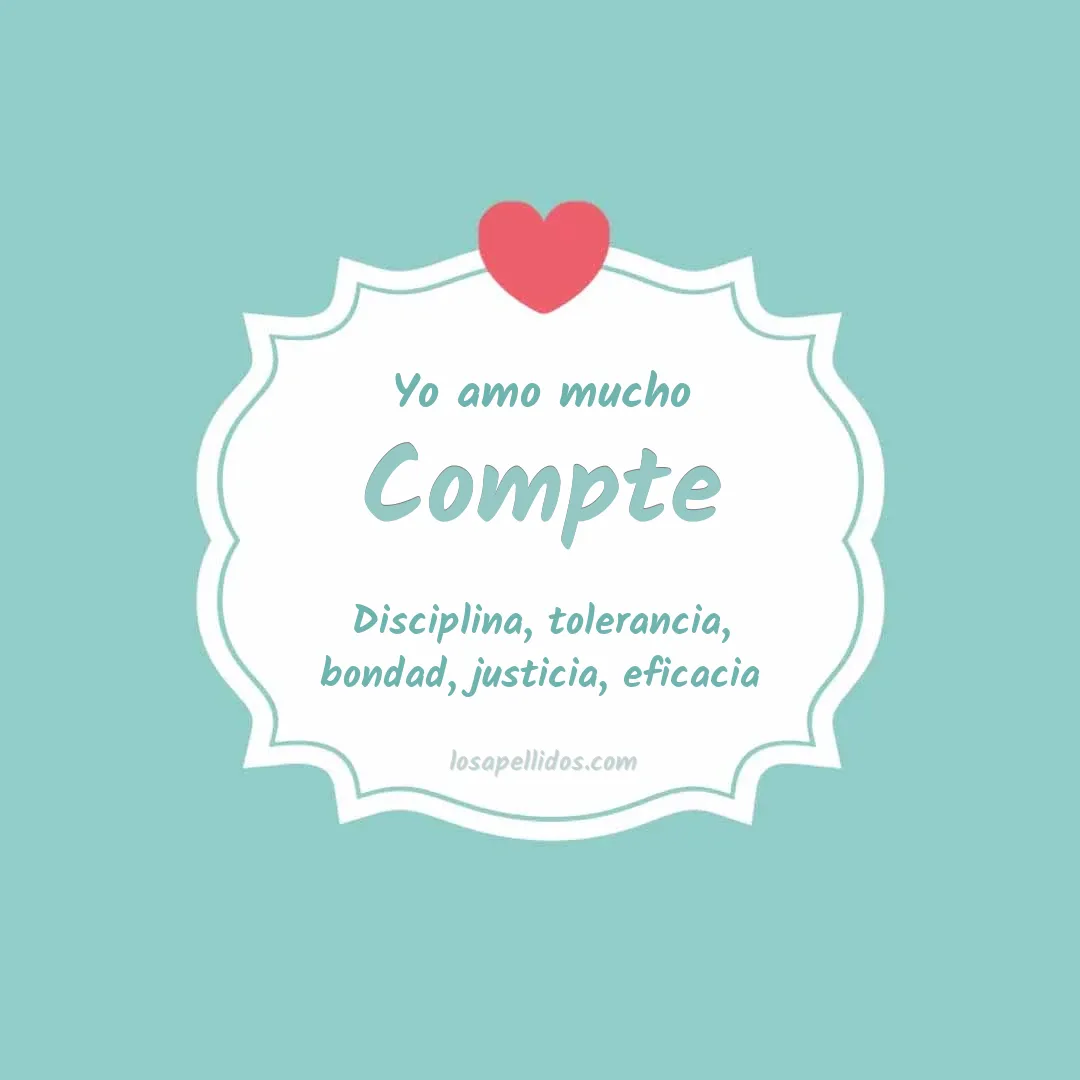 Yo amo mucho Compte