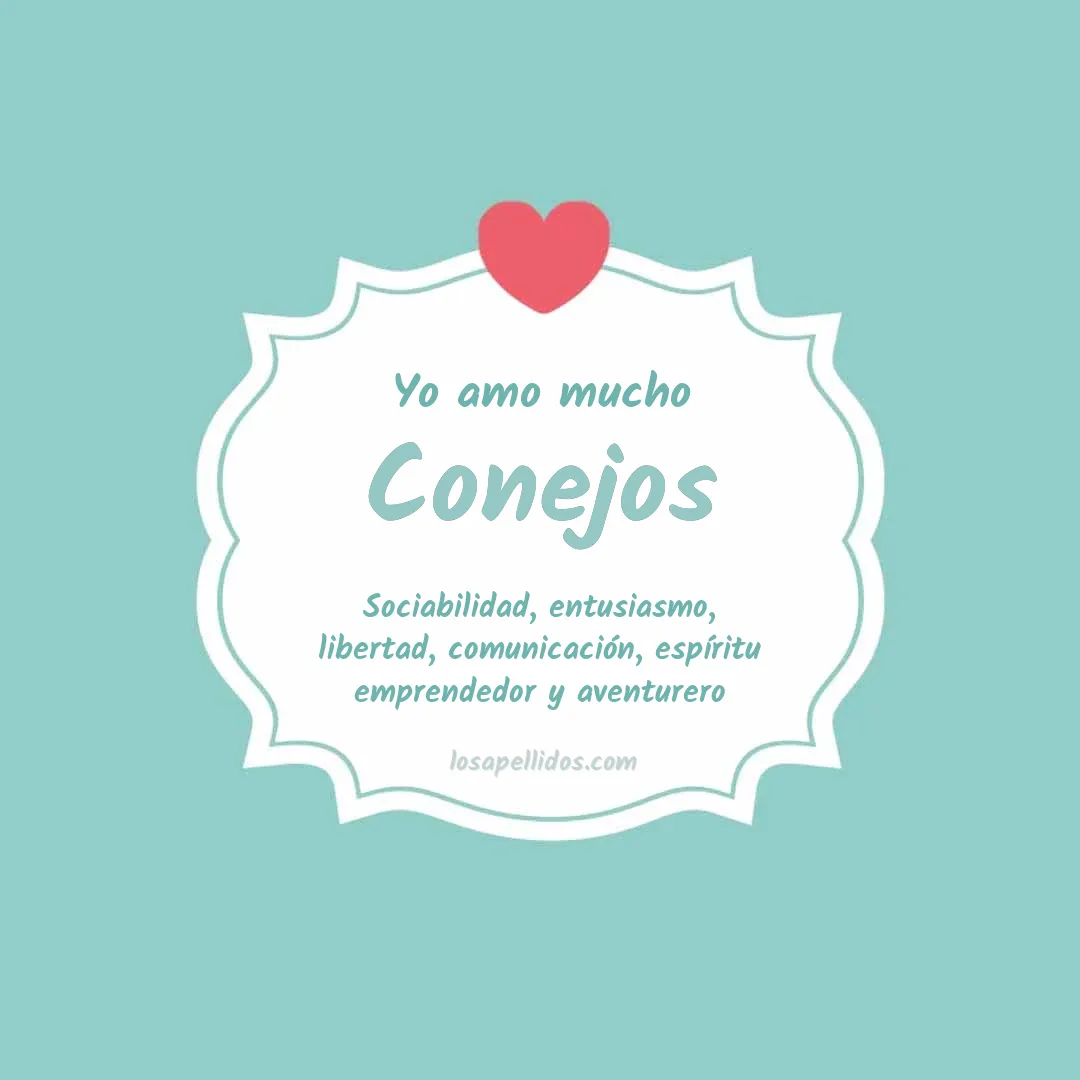 Yo amo mucho Conejos