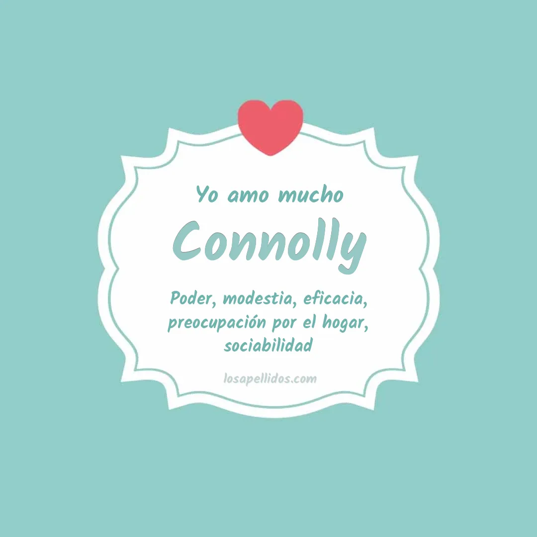 Yo amo mucho Connolly