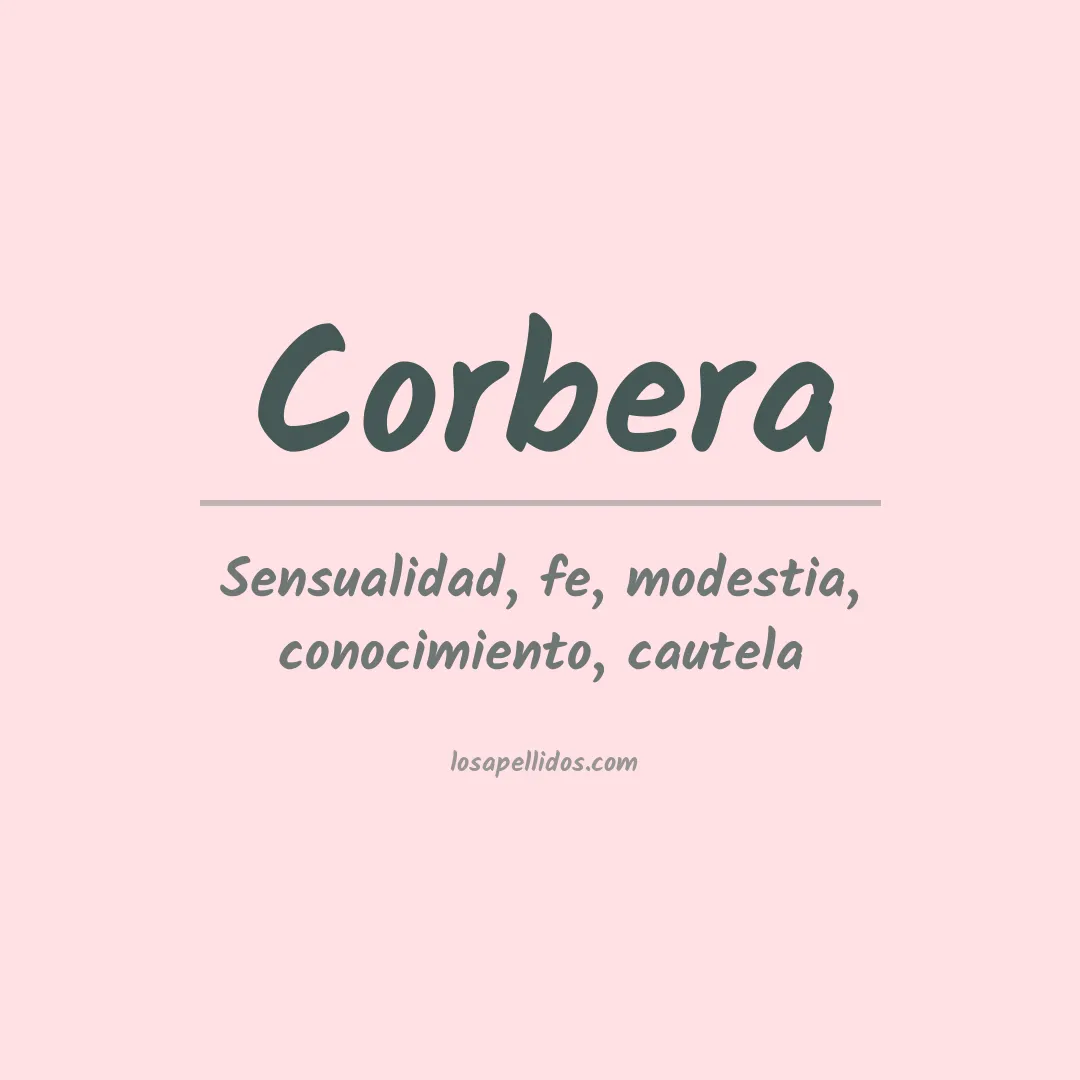 Significado del Apellido Corbera