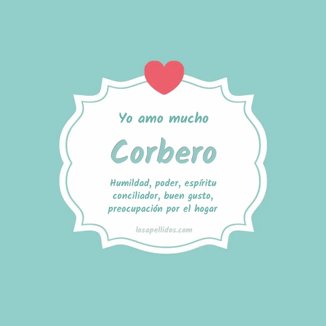 Yo amo mucho Corbero