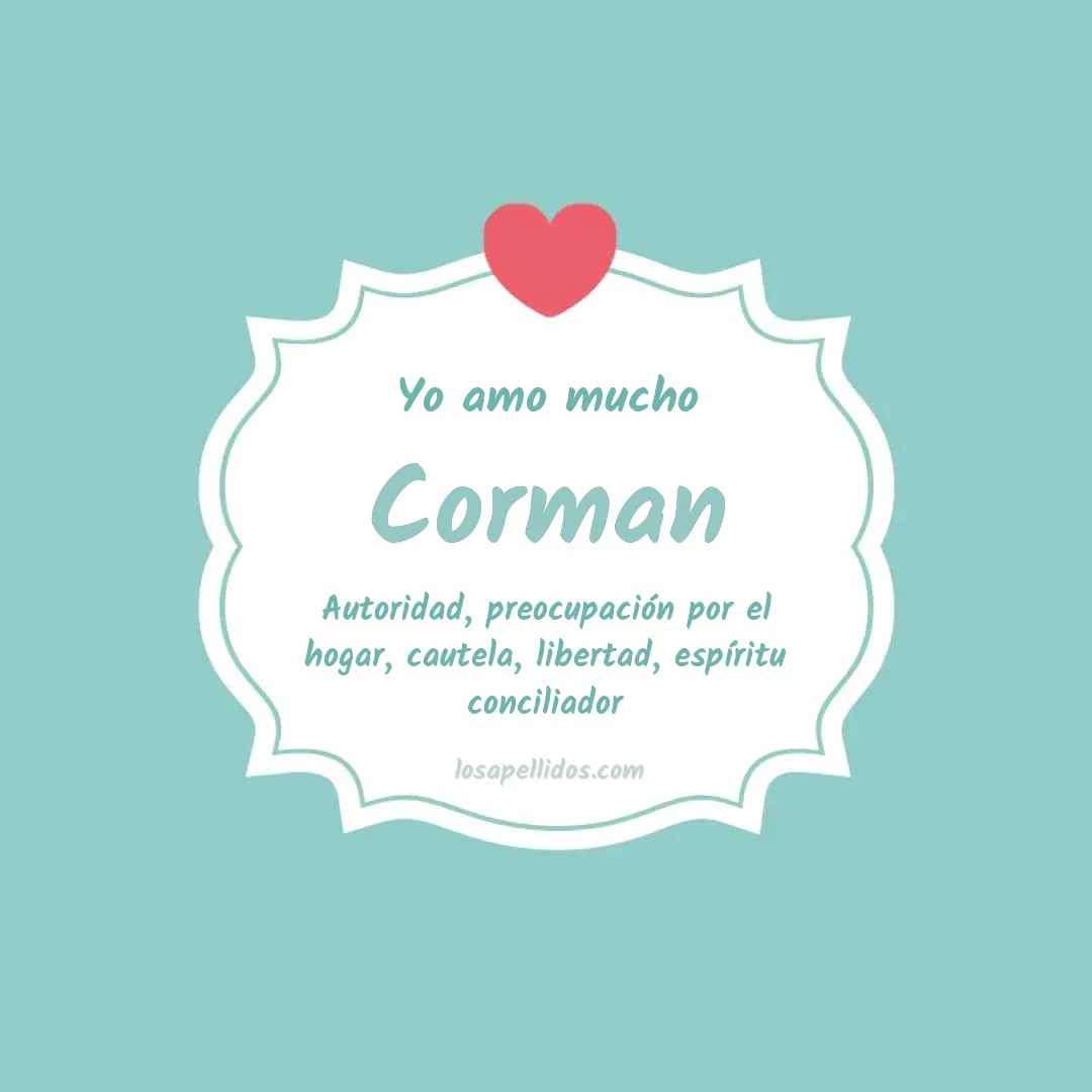 Yo amo mucho Corman