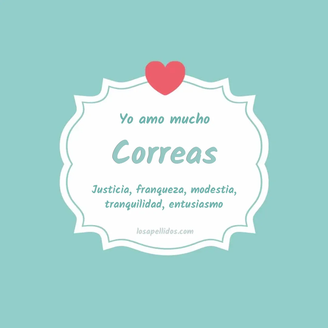 Yo amo mucho Correas