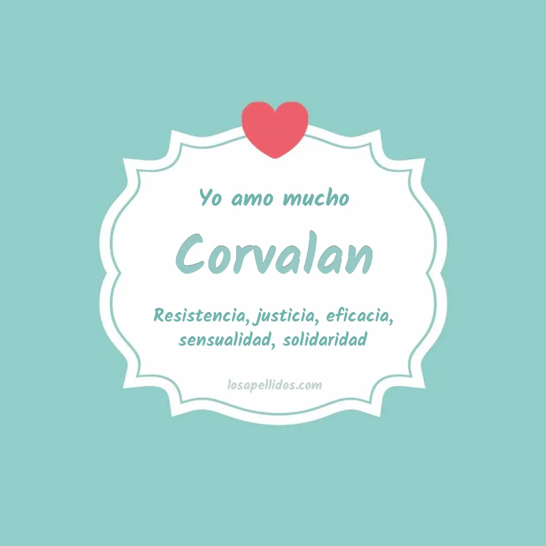 Yo amo mucho Corvalan
