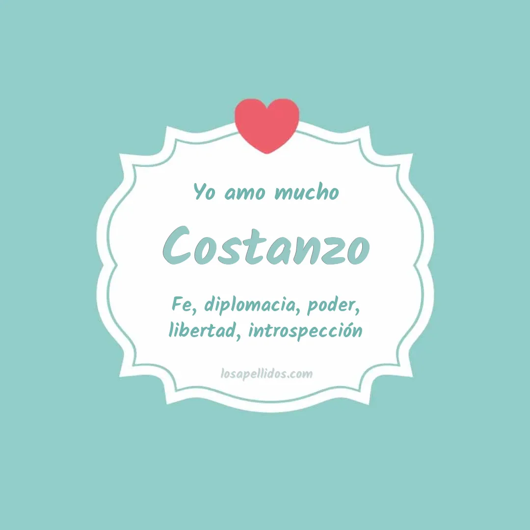 Yo amo mucho Costanzo