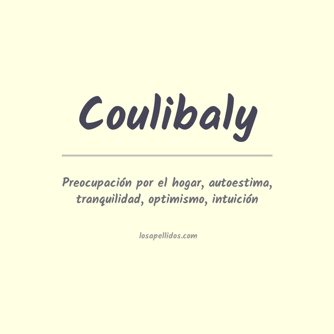 Apellido Coulibaly