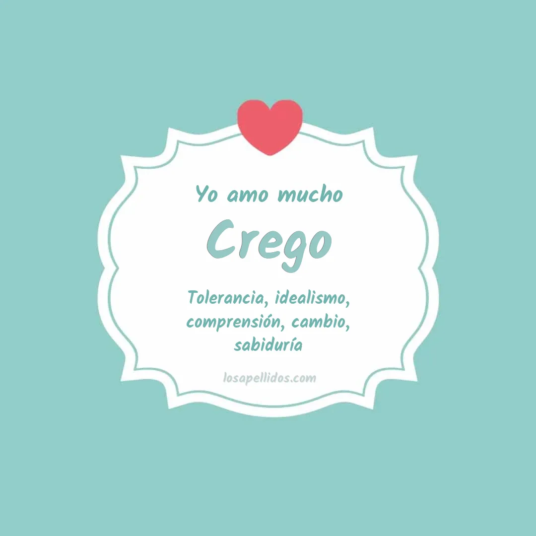 Yo amo mucho Crego