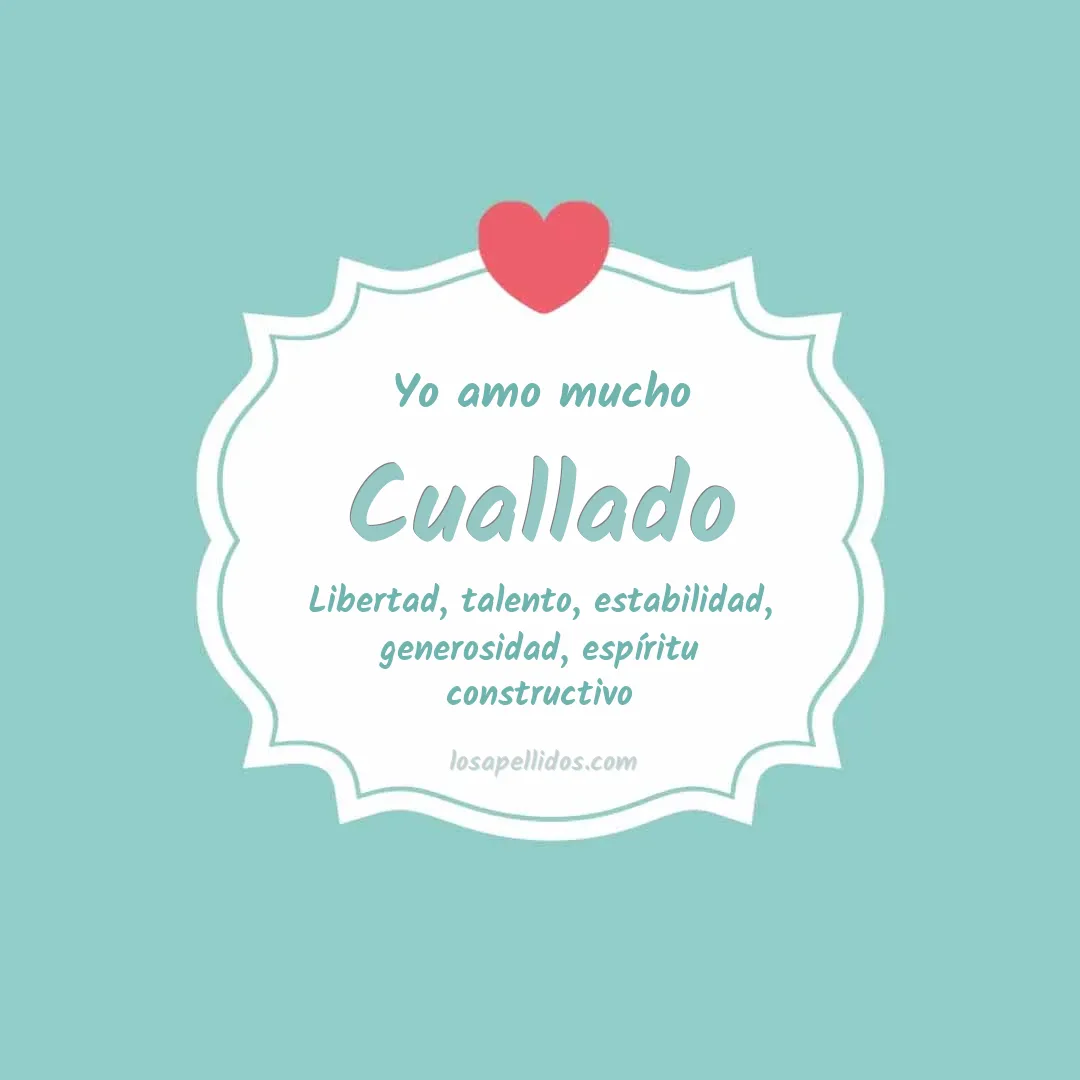 Yo amo mucho Cuallado