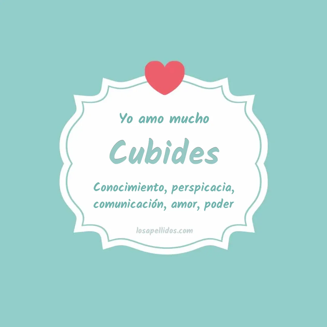 Yo amo mucho Cubides