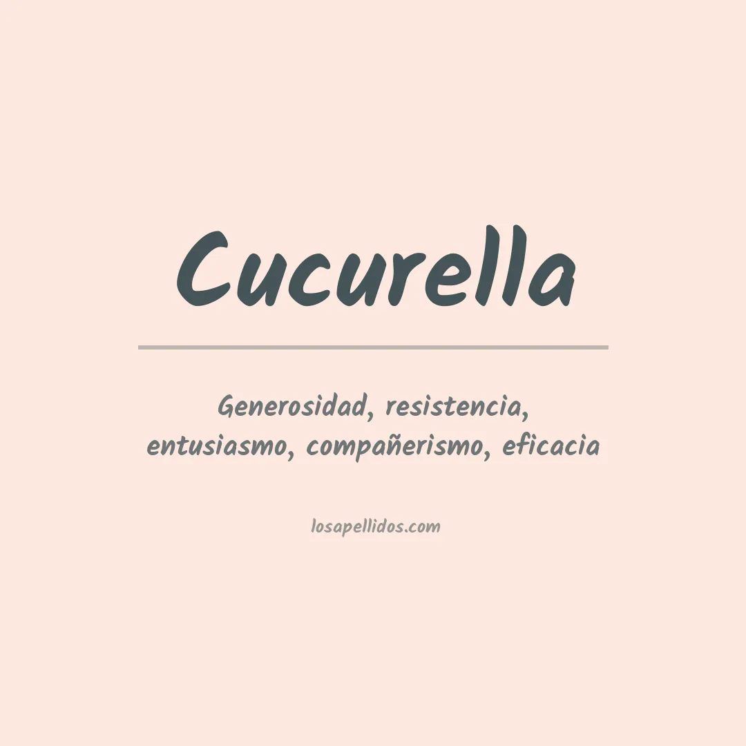 Significado del Apellido Cucurella