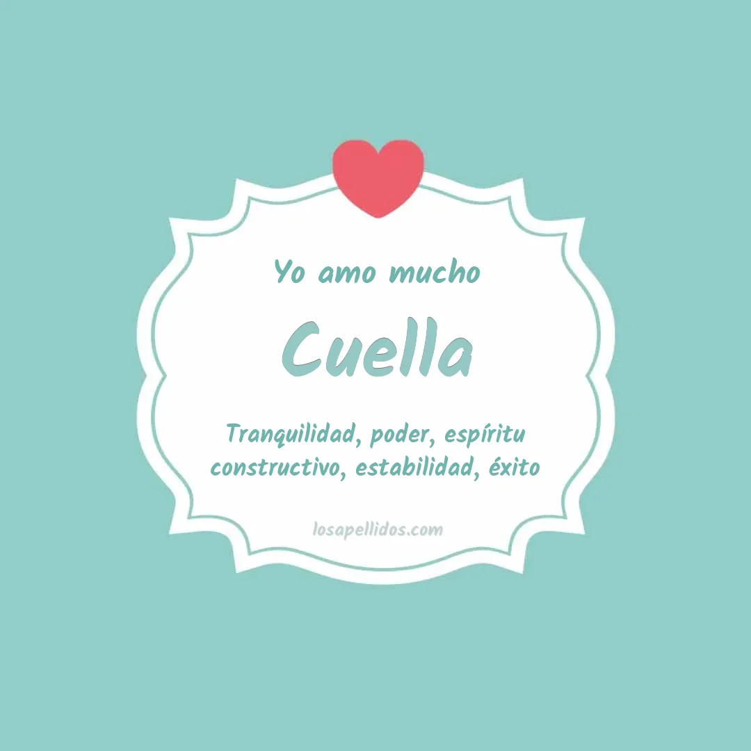 Yo amo mucho Cuella