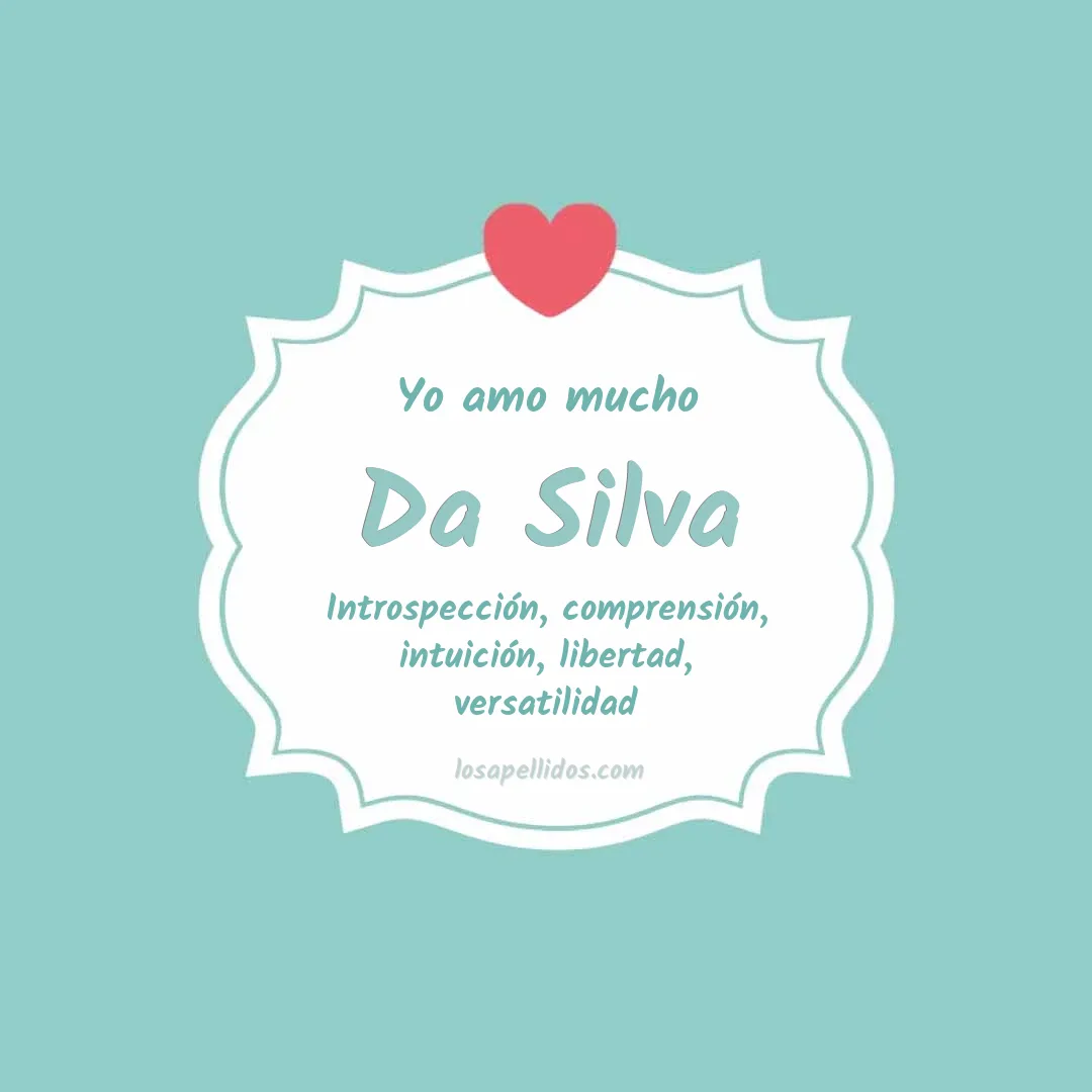 Yo amo mucho Da silva