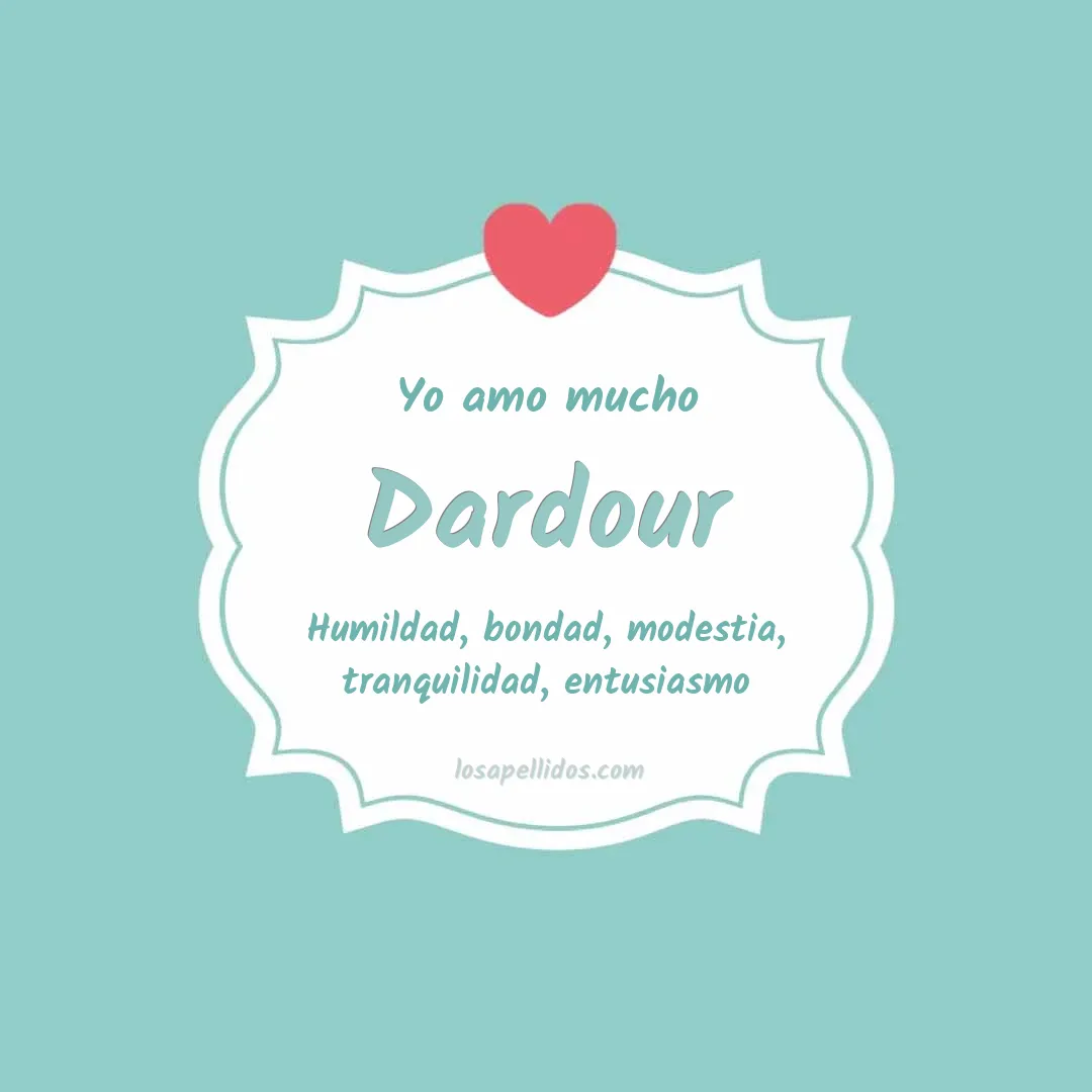 Yo amo mucho Dardour