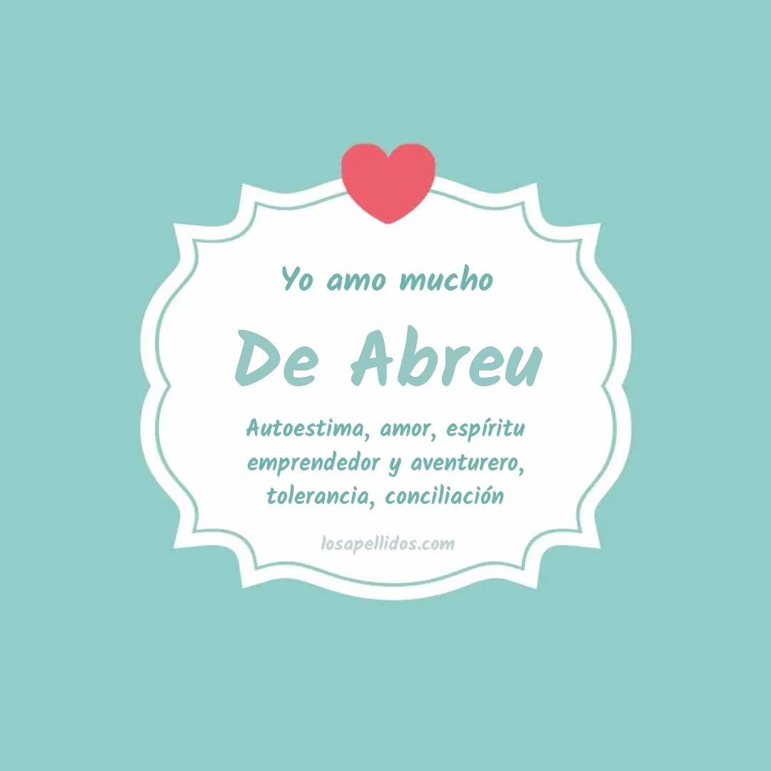 Yo amo mucho De abreu