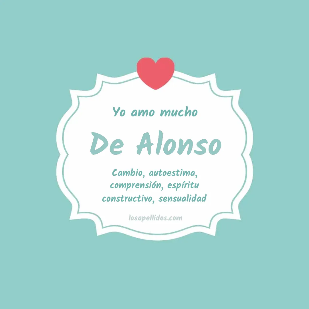 Yo amo mucho De alonso