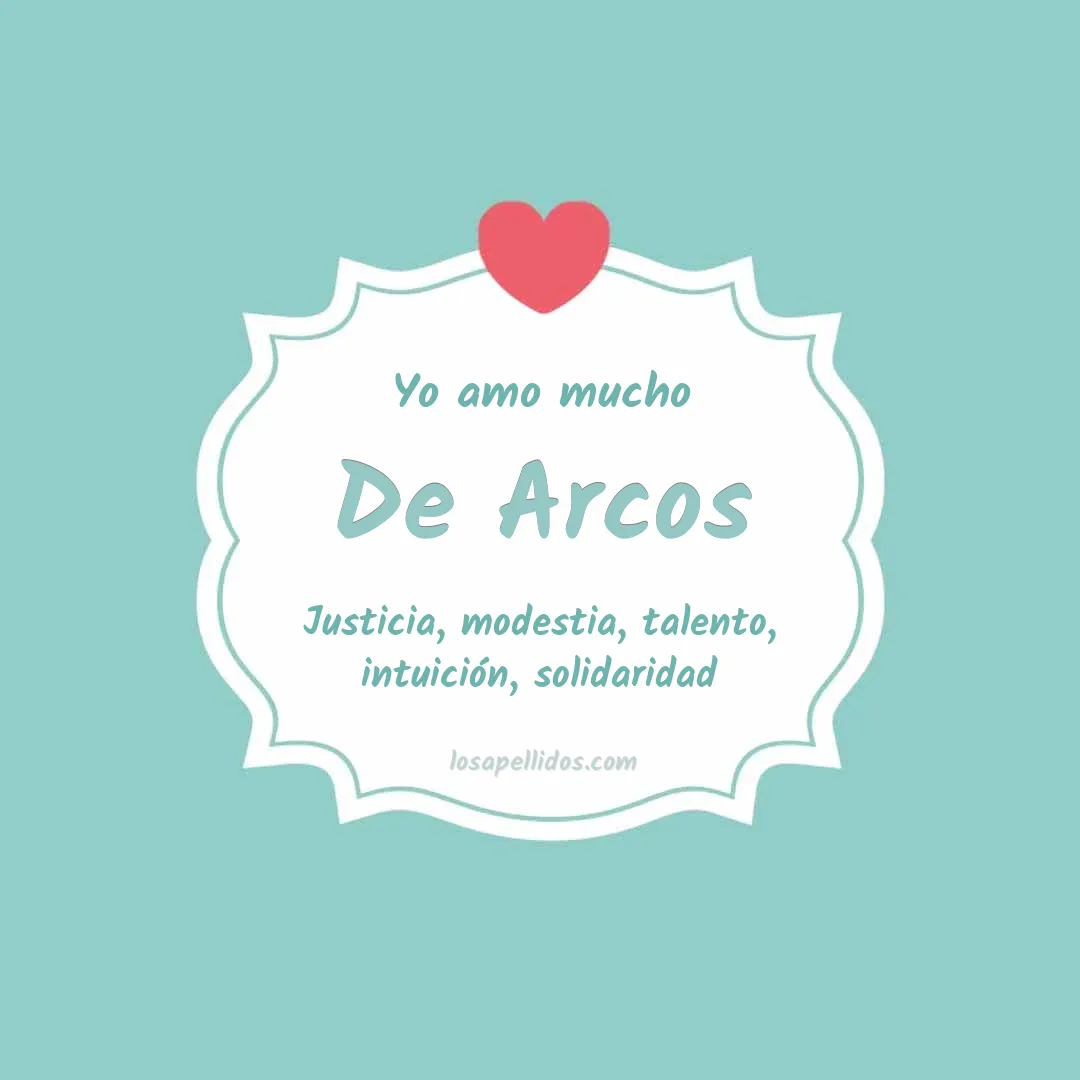 Yo amo mucho De arcos