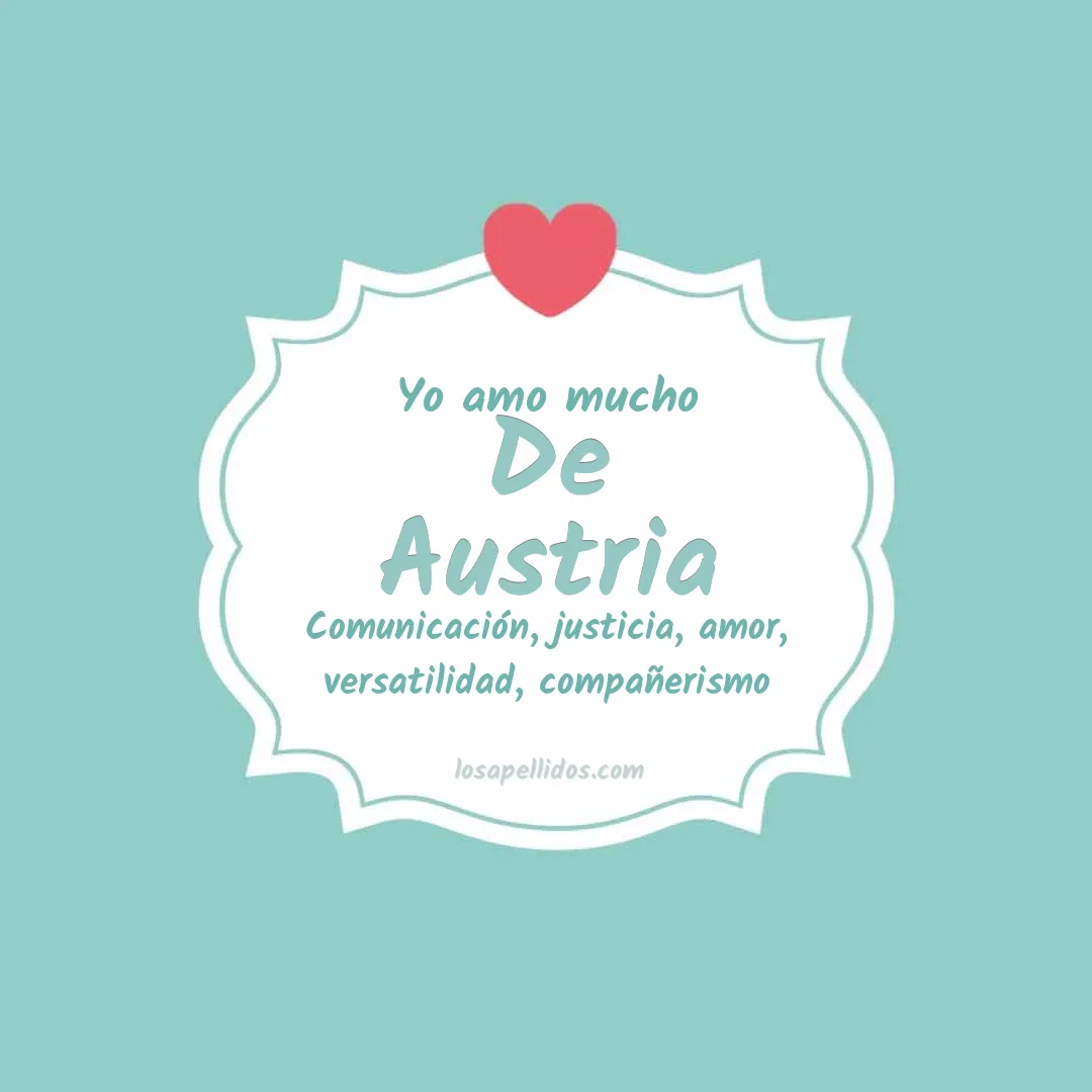 Yo amo mucho De austria