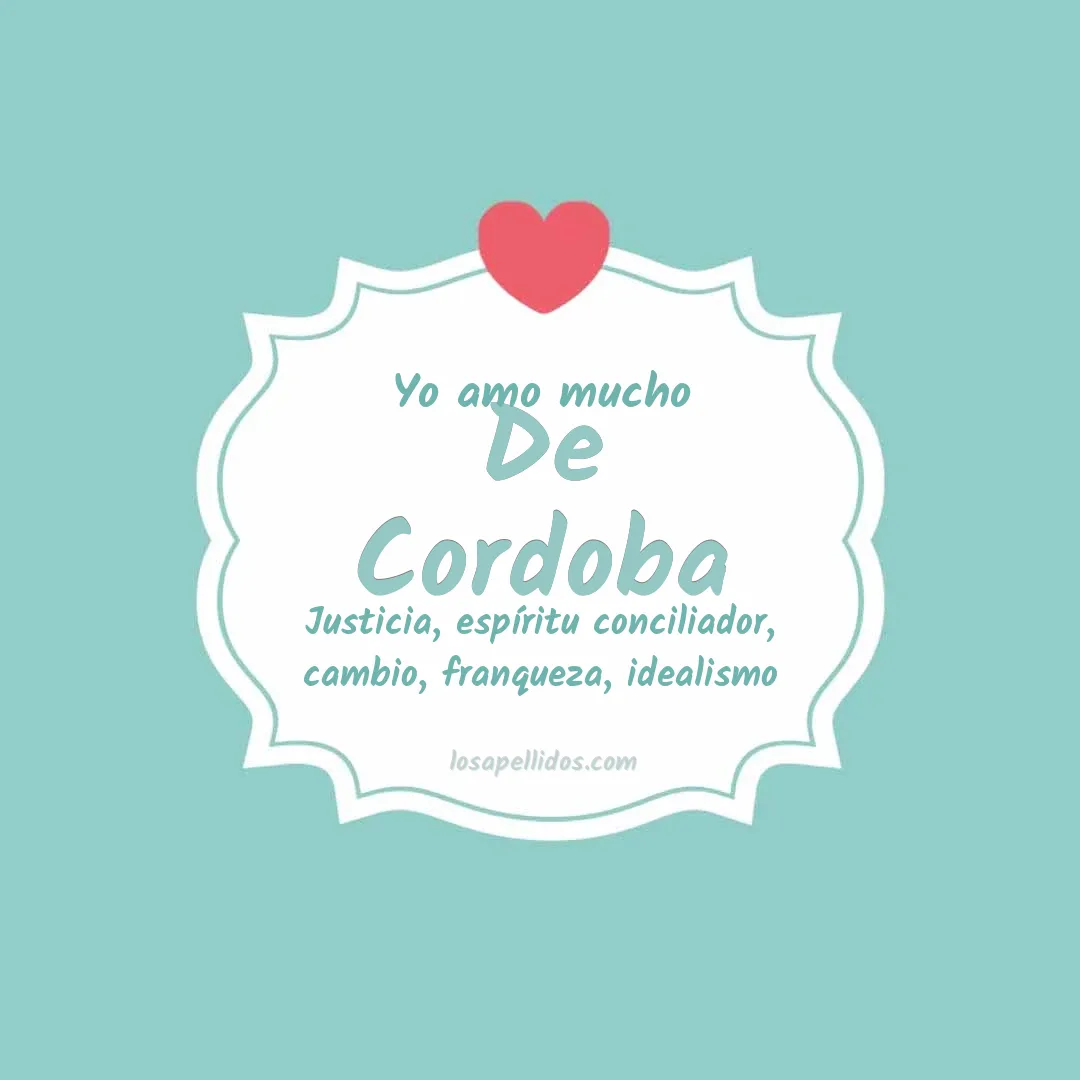 Yo amo mucho De cordoba