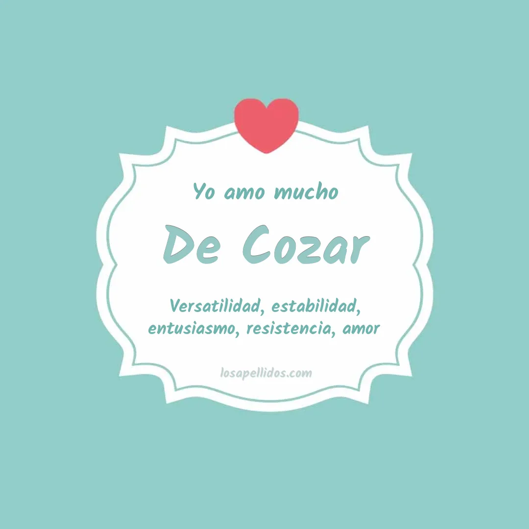 Yo amo mucho De cozar