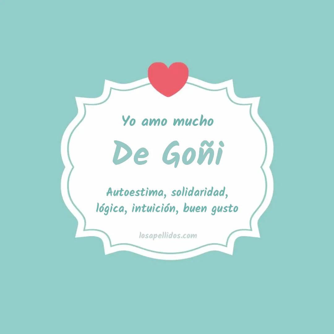 Yo amo mucho De goñi