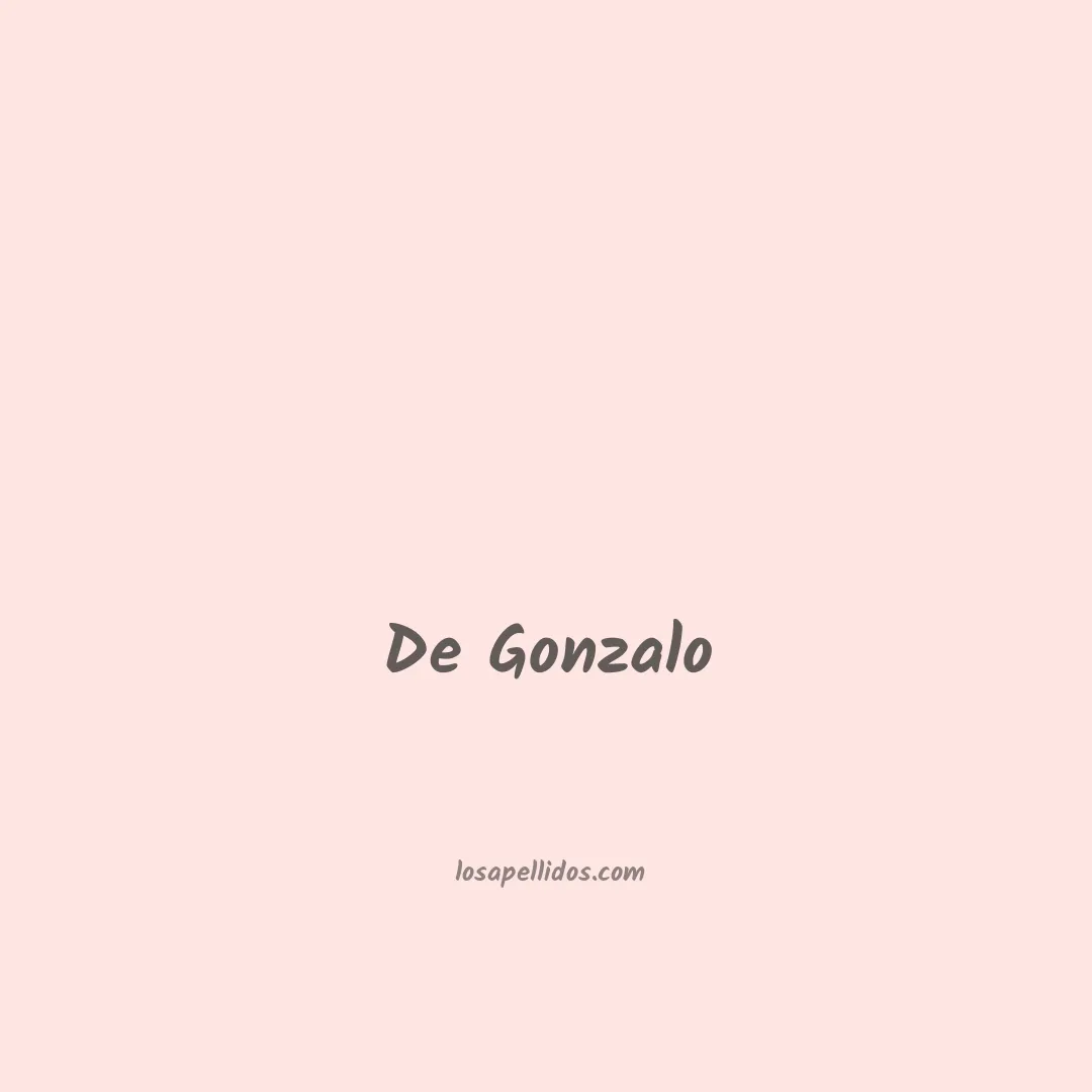 De gonzalo en chino