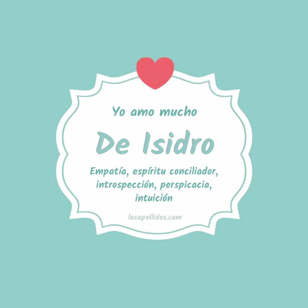 Yo amo mucho De isidro
