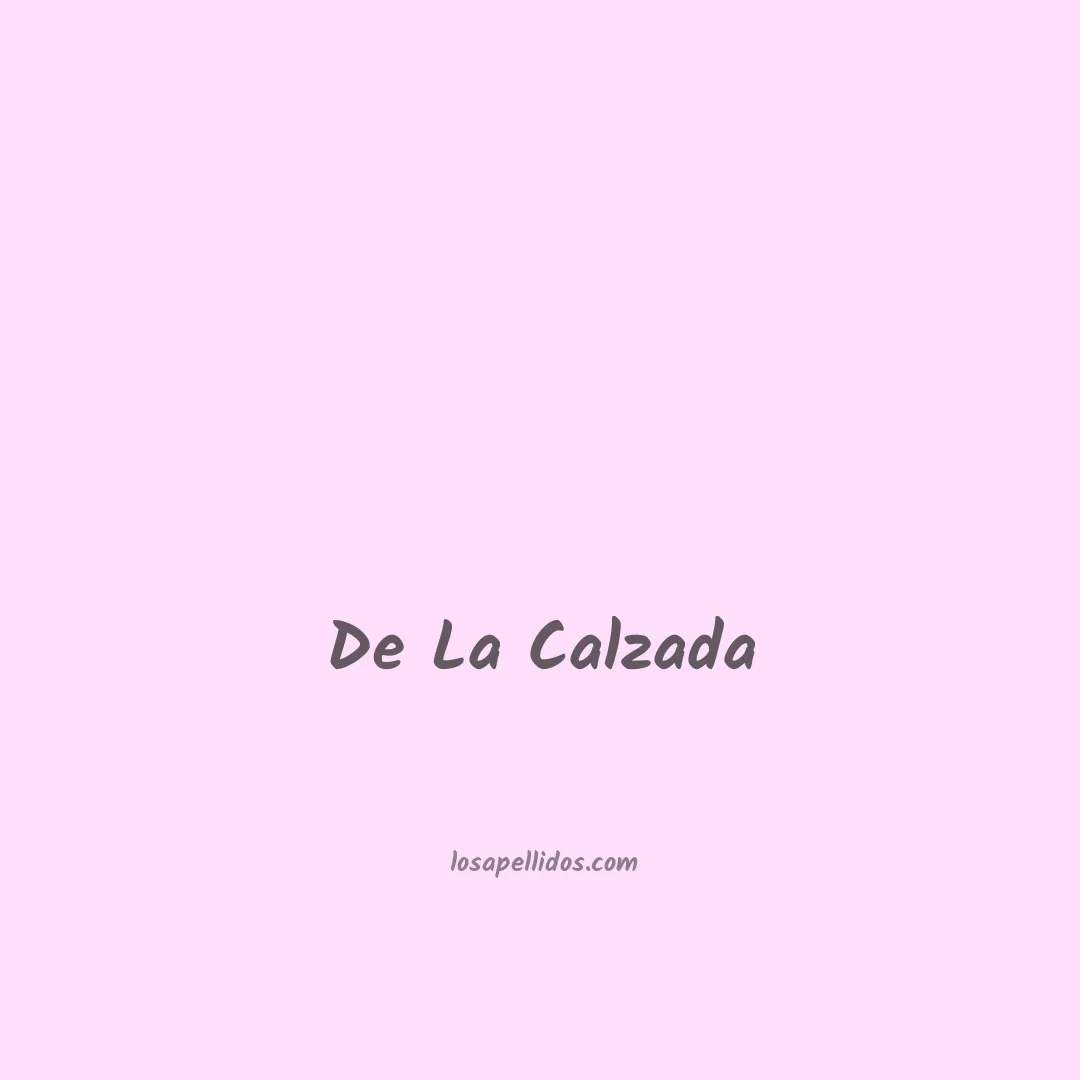 De la calzada en chino