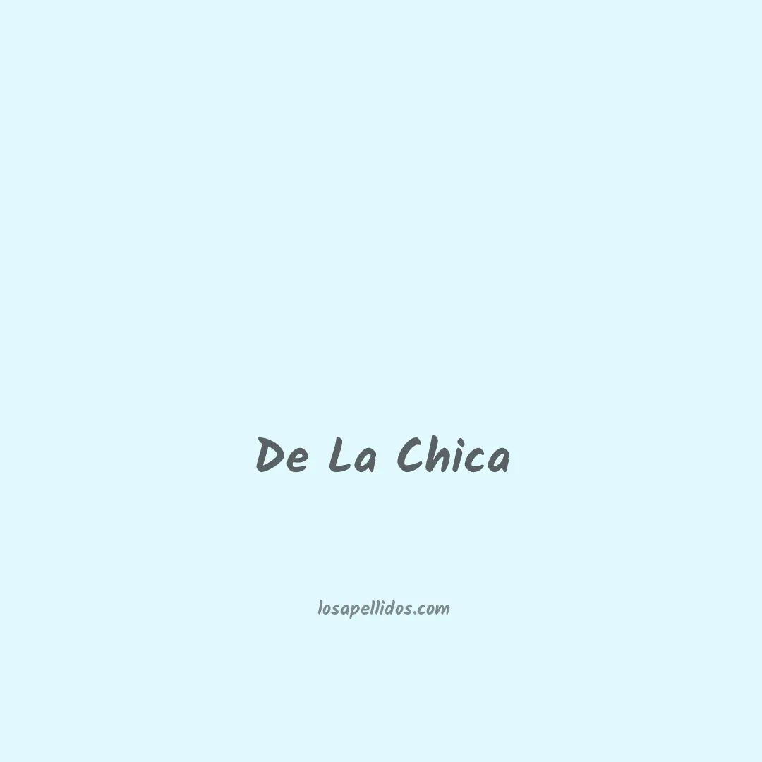 De la chica en chino