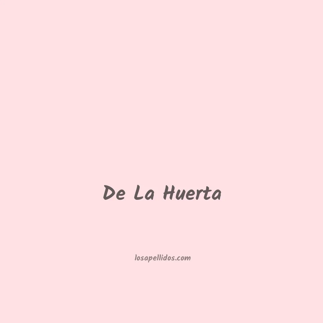 De la huerta en chino