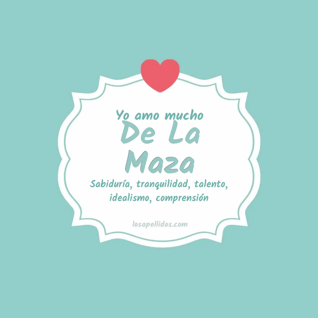 Yo amo mucho De la maza