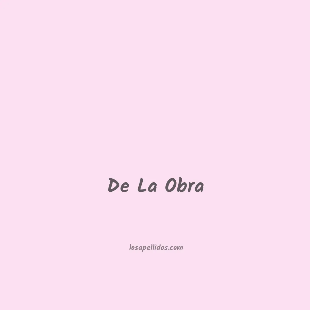 De la obra en chino