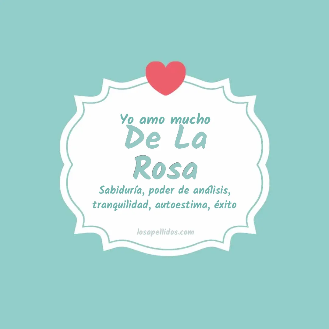 Yo amo mucho De la rosa