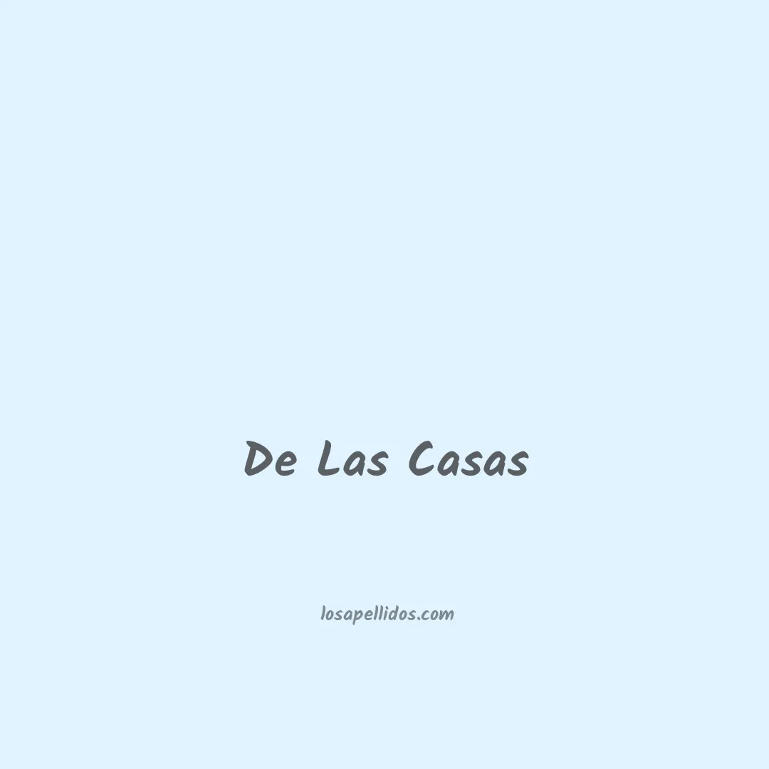 De las casas en chino