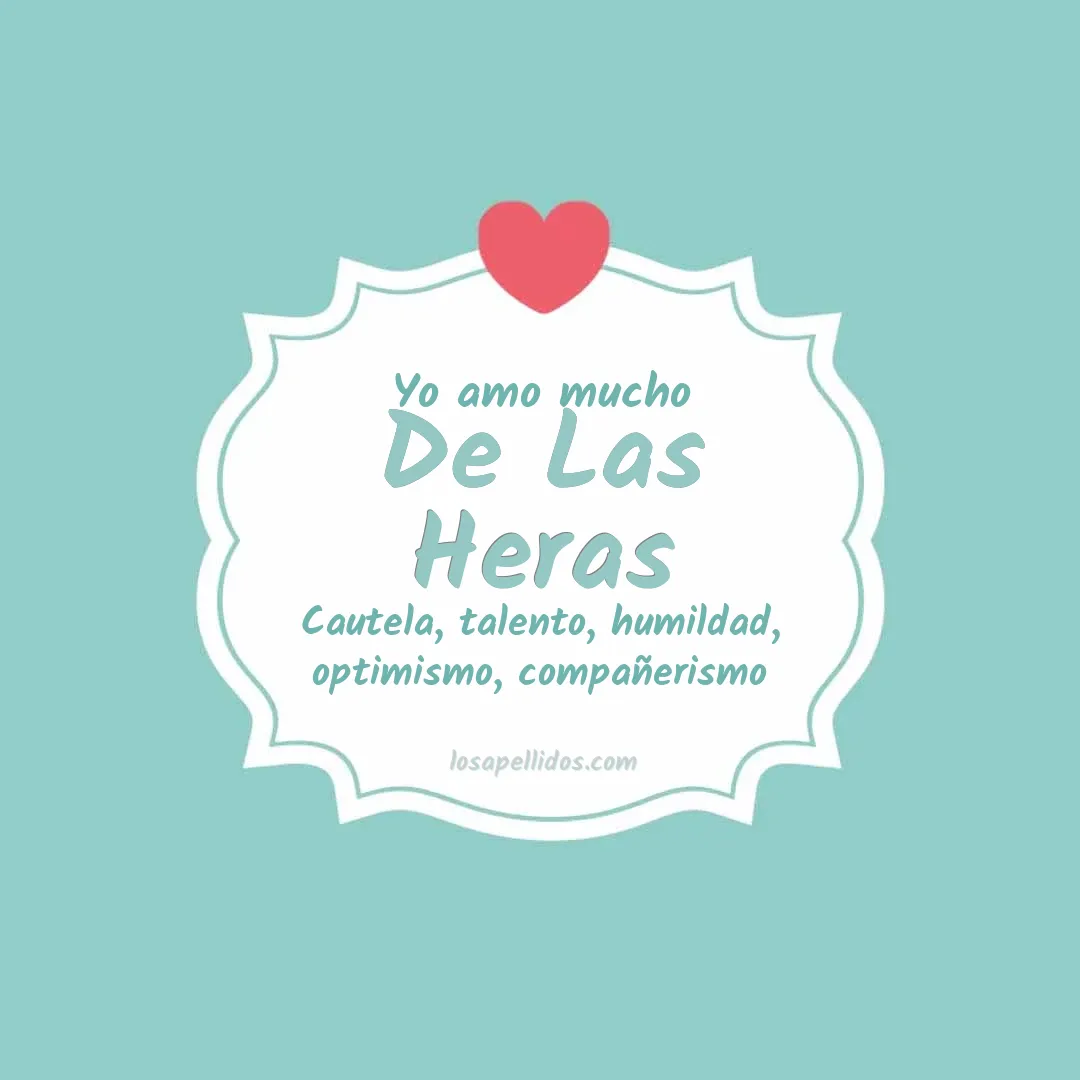 Yo amo mucho De las heras