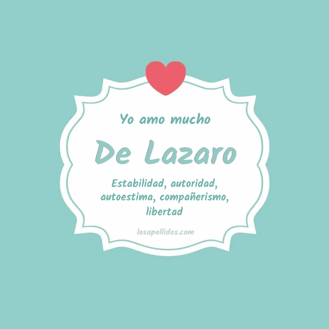Yo amo mucho De lazaro