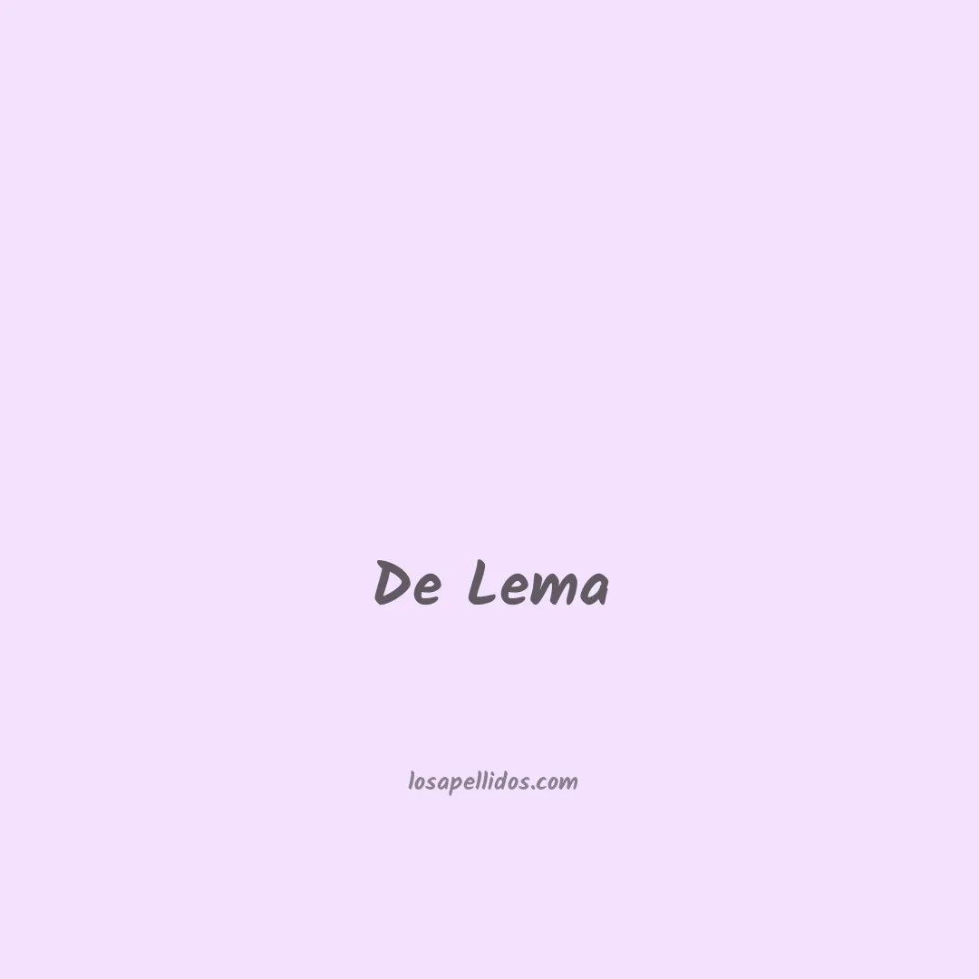 De lema en chino