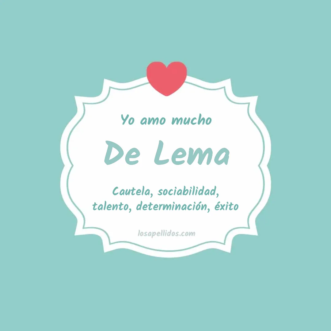 Yo amo mucho De lema