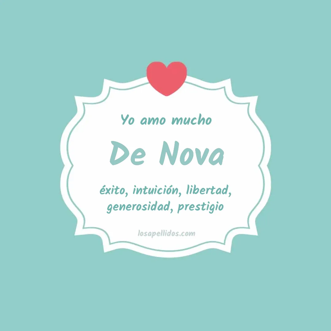 Yo amo mucho De nova