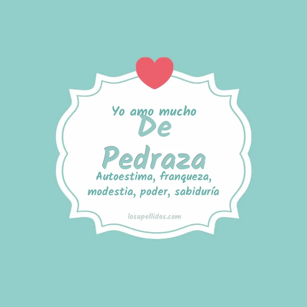 Yo amo mucho De pedraza
