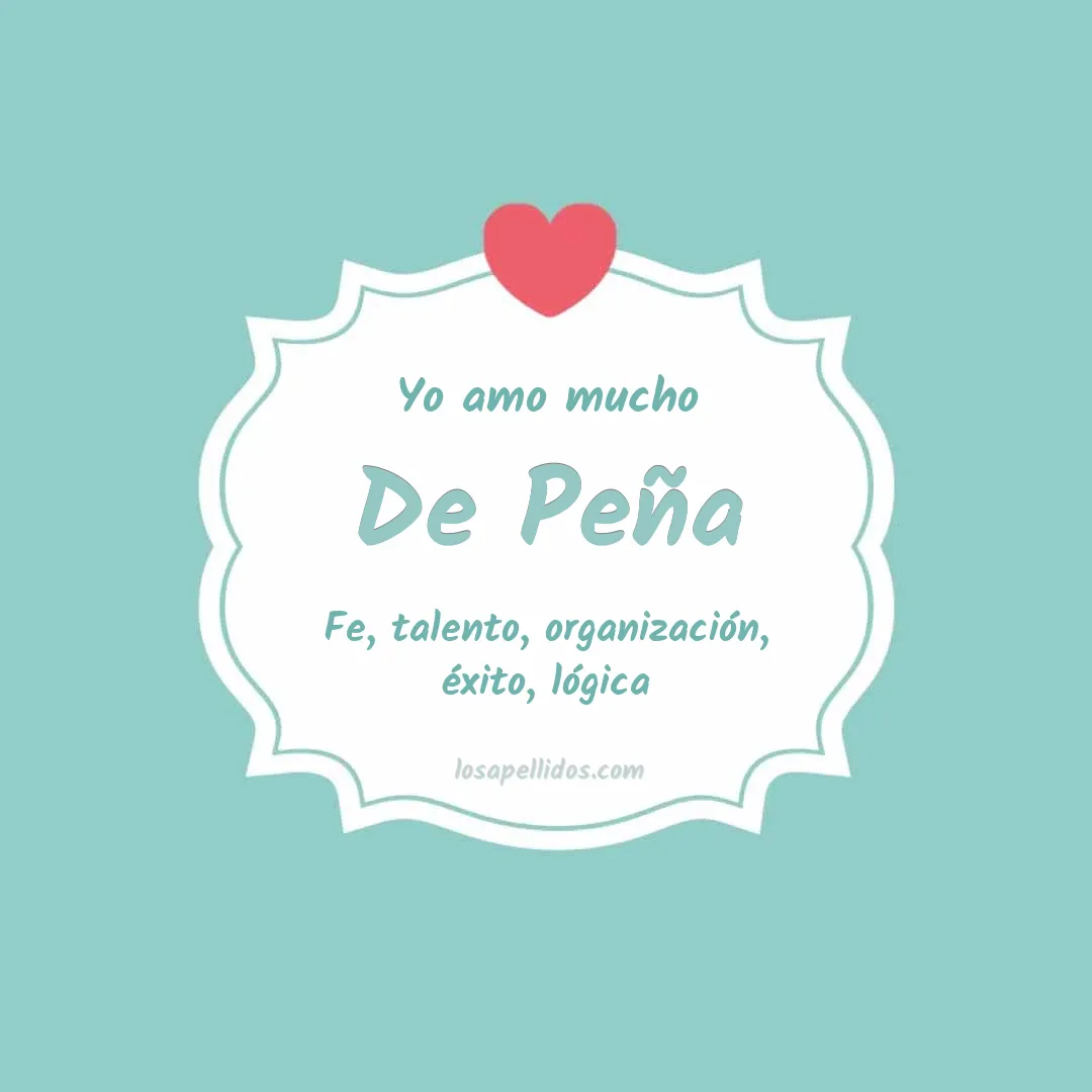 Yo amo mucho De peña