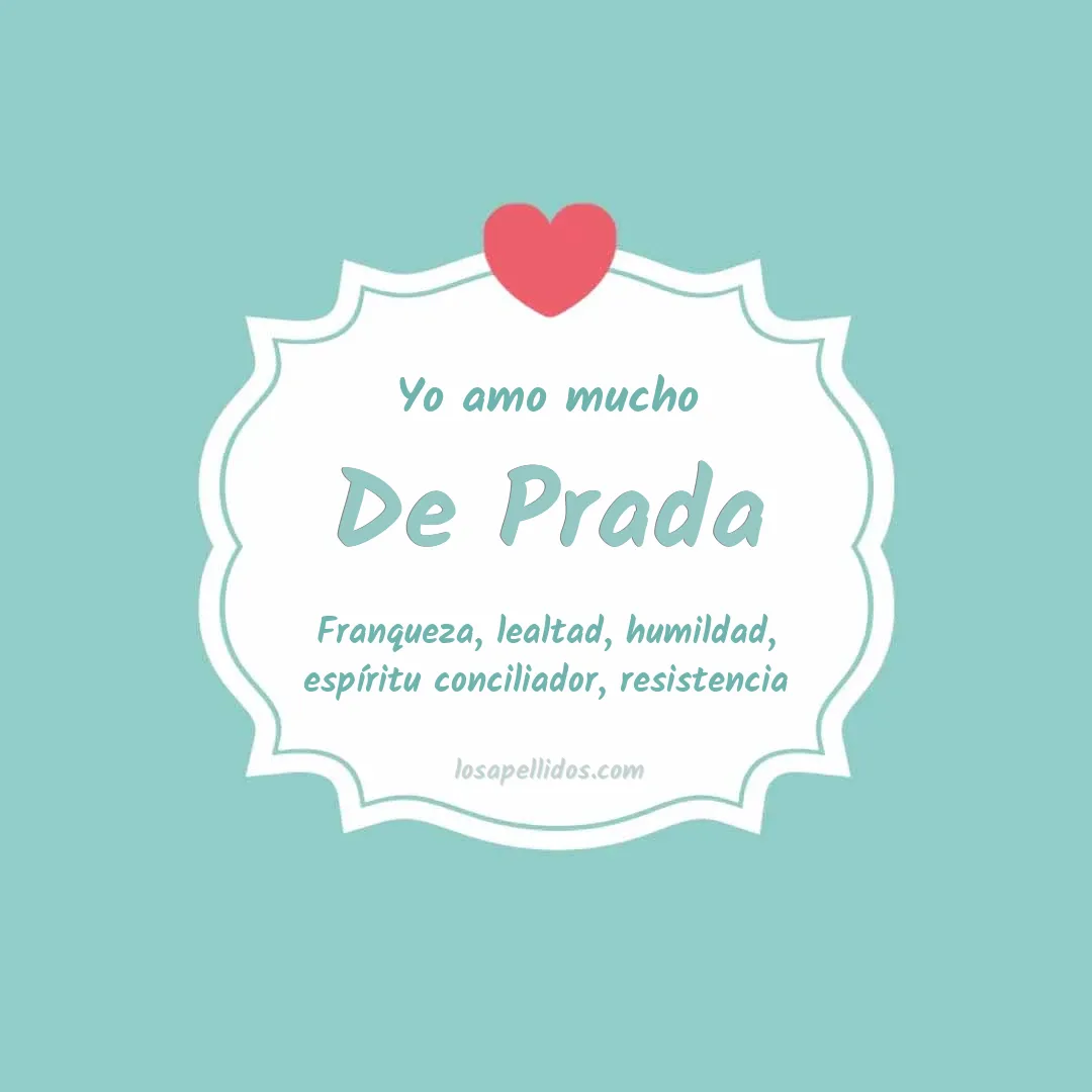 Yo amo mucho De prada