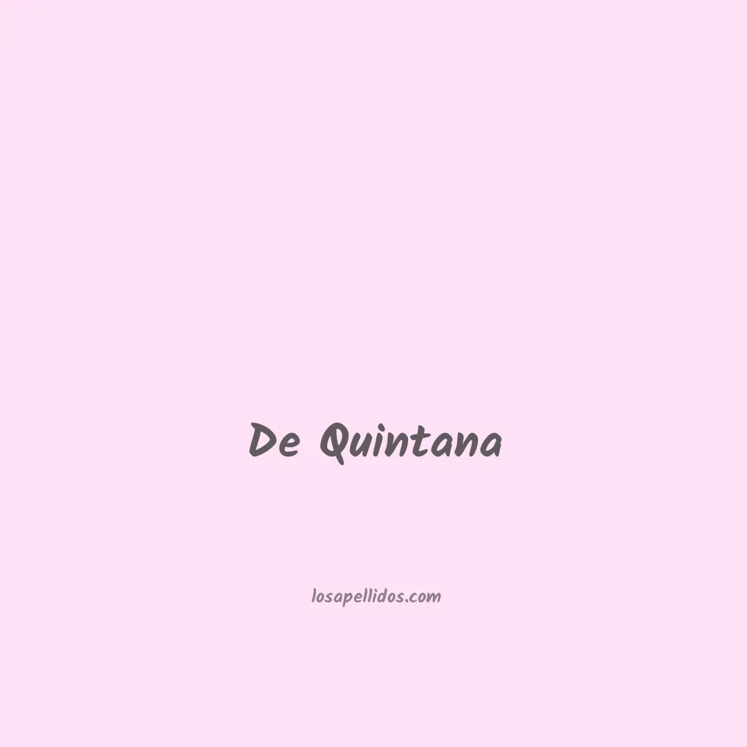 De quintana en chino