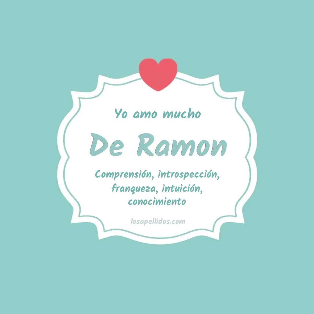 Yo amo mucho De ramon