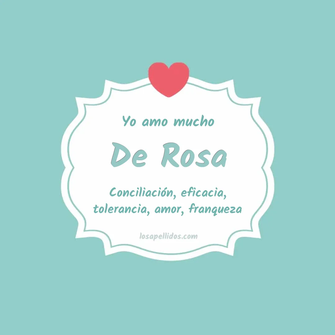 Yo amo mucho De rosa