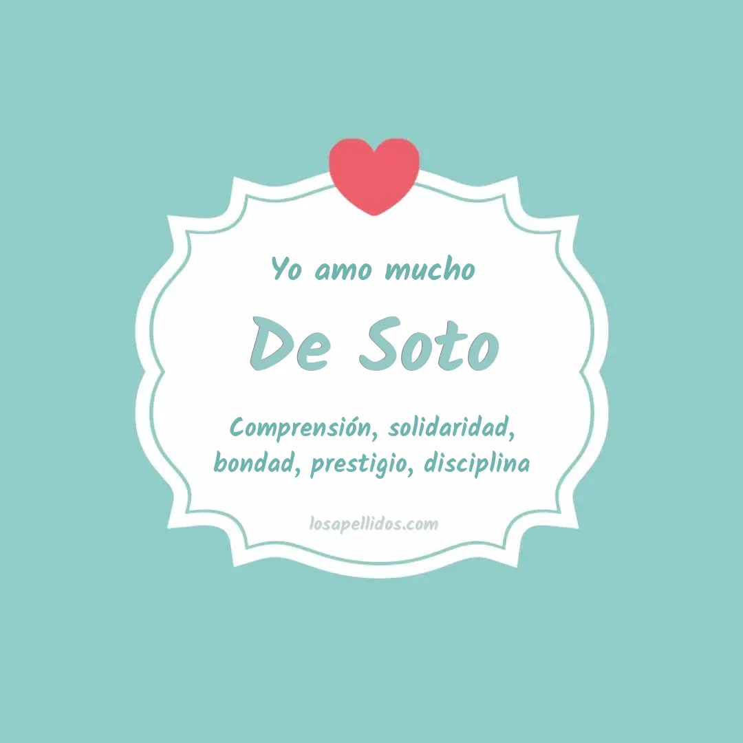 Yo amo mucho De soto
