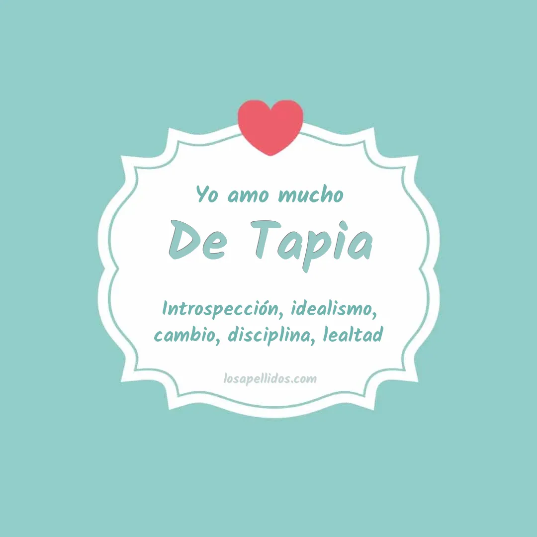 Yo amo mucho De tapia
