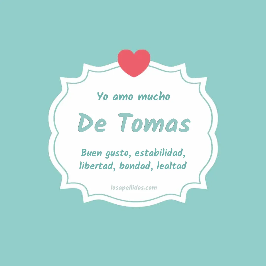 Yo amo mucho De tomas